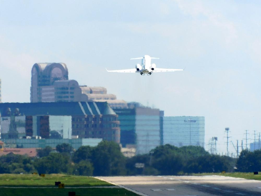 Plane taking off